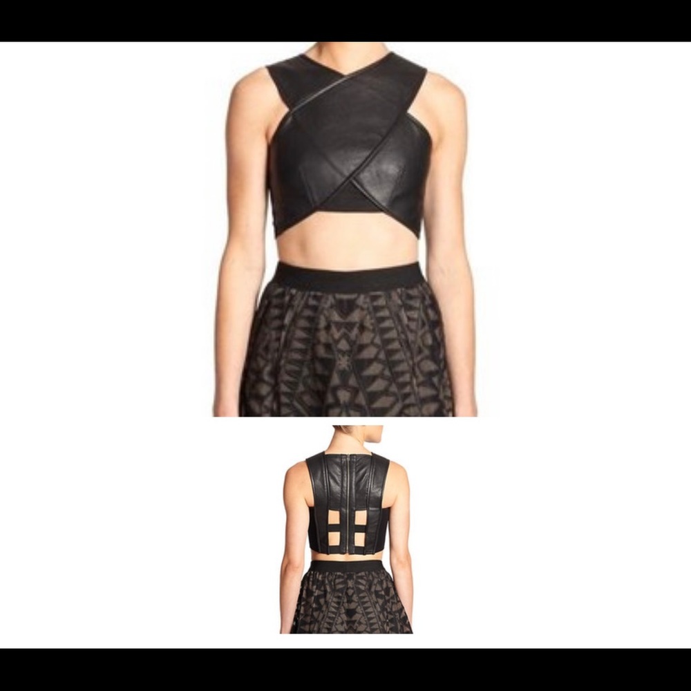 BCBG CROP top